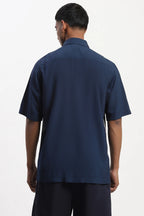 Crewel Embroidered Blocks Shirt