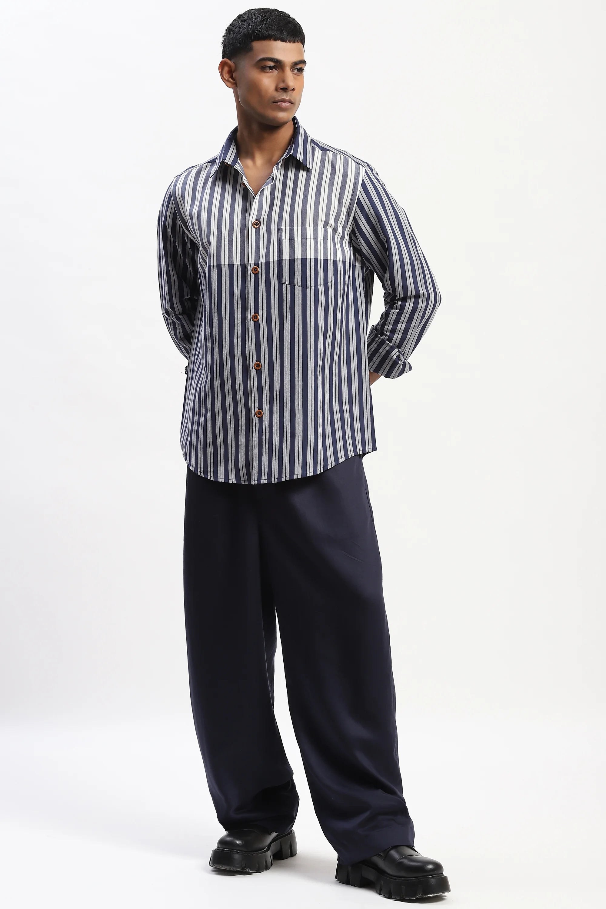 Engineered Dual Woven Shirt