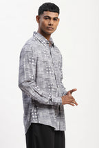 Handpainted Checks Shirt