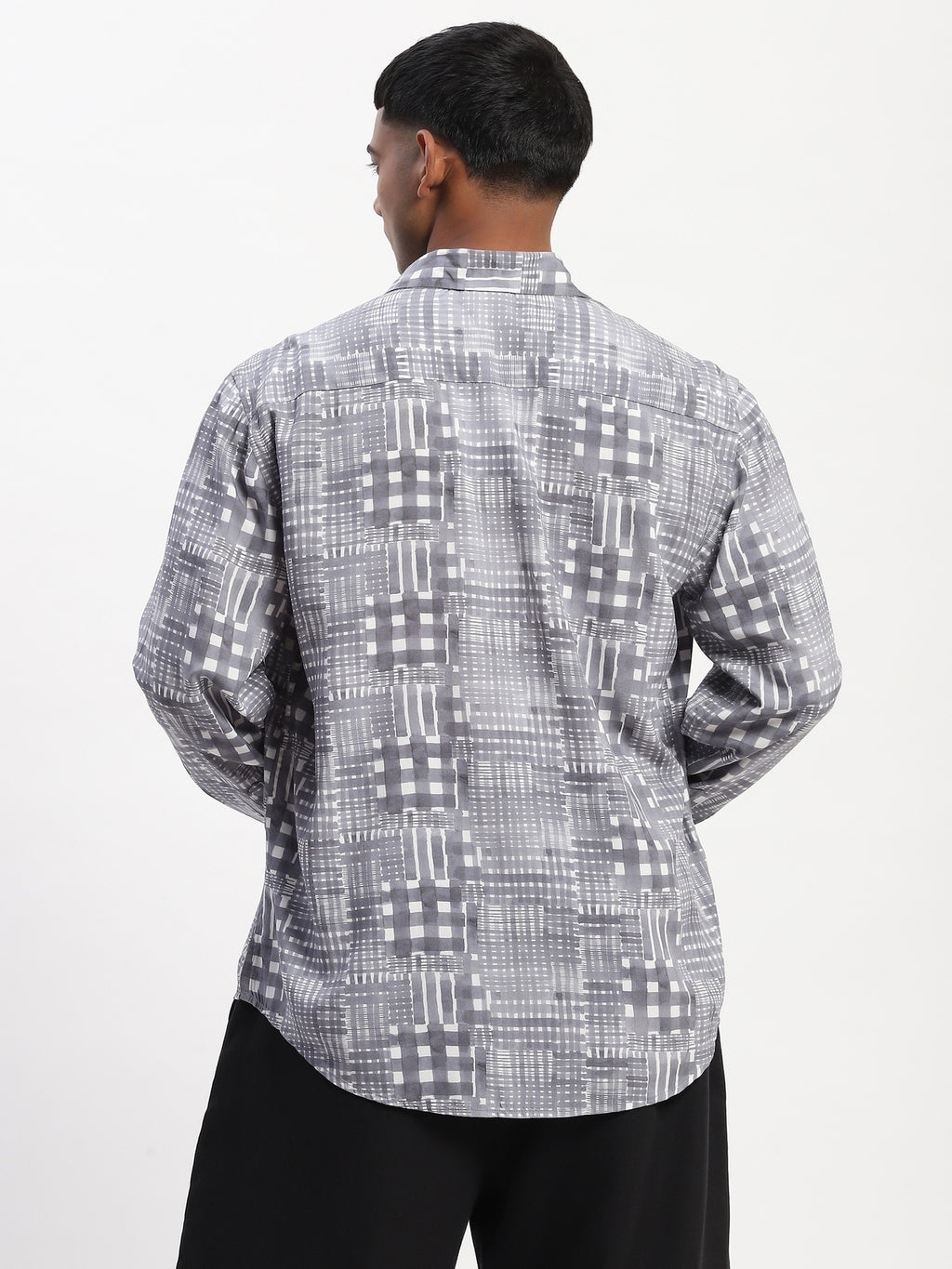 Handpainted Checks Shirt