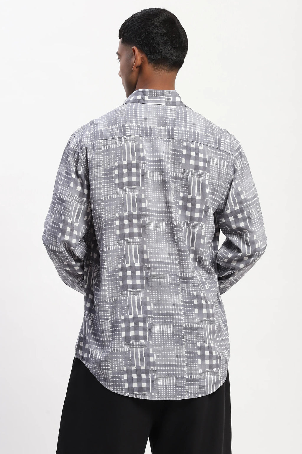 Handpainted Checks Shirt