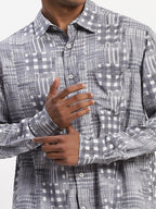 Handpainted Checks Shirt
