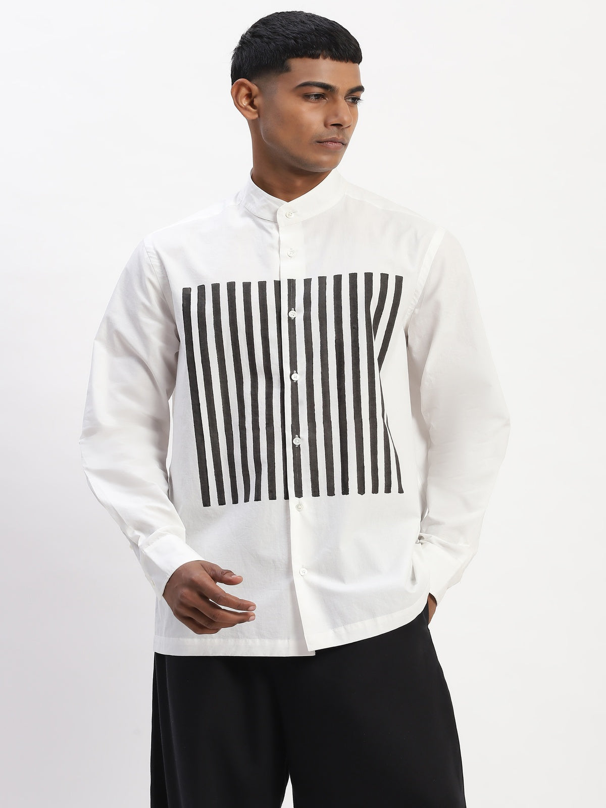Engineered Blockprint Shirt