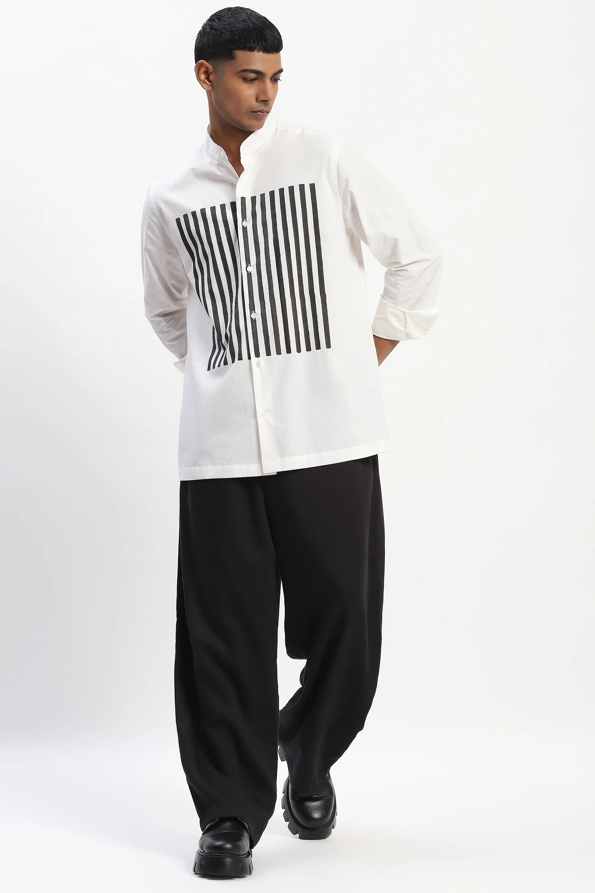 Engineered Blockprint Shirt