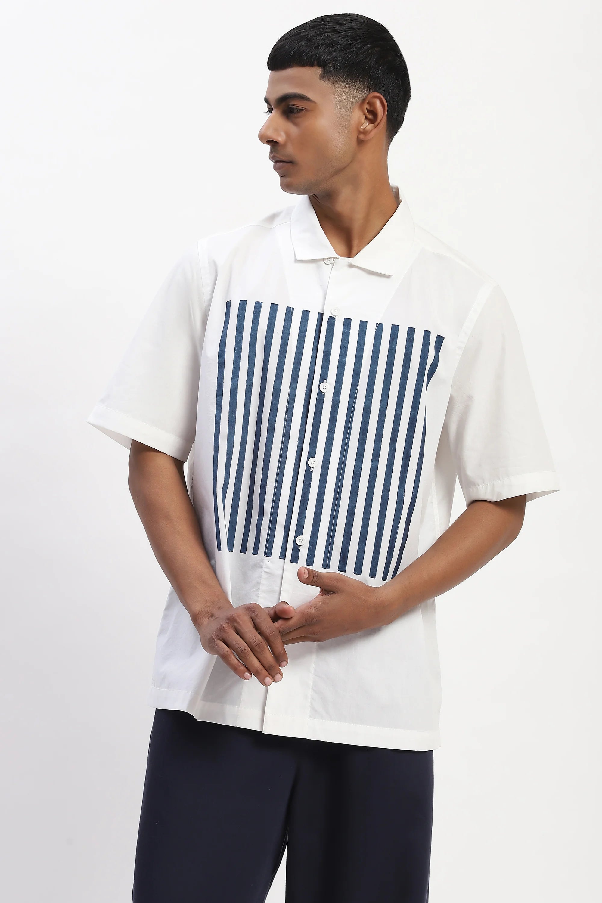 Engineered Blockprint Shirt