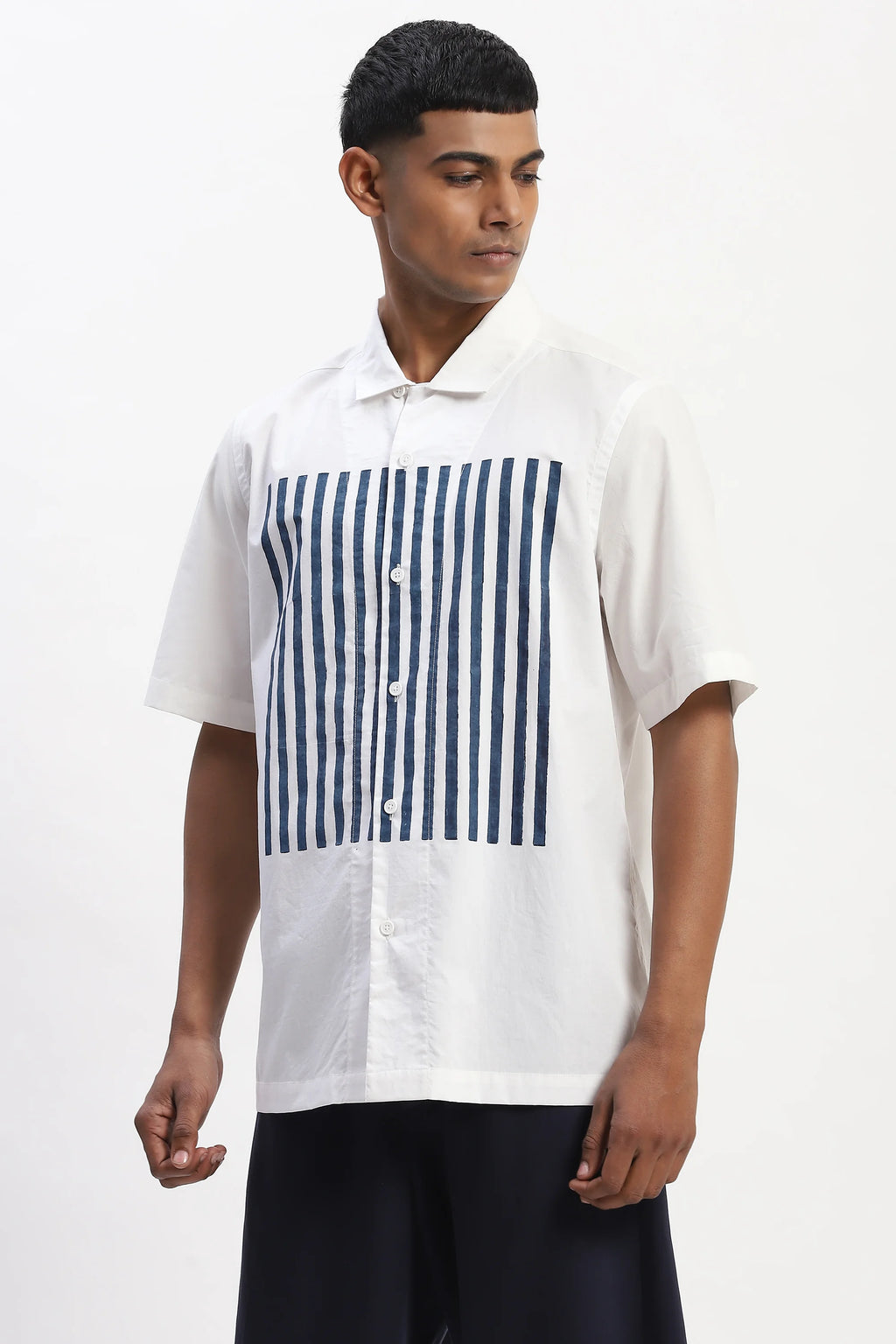 Engineered Blockprint Shirt