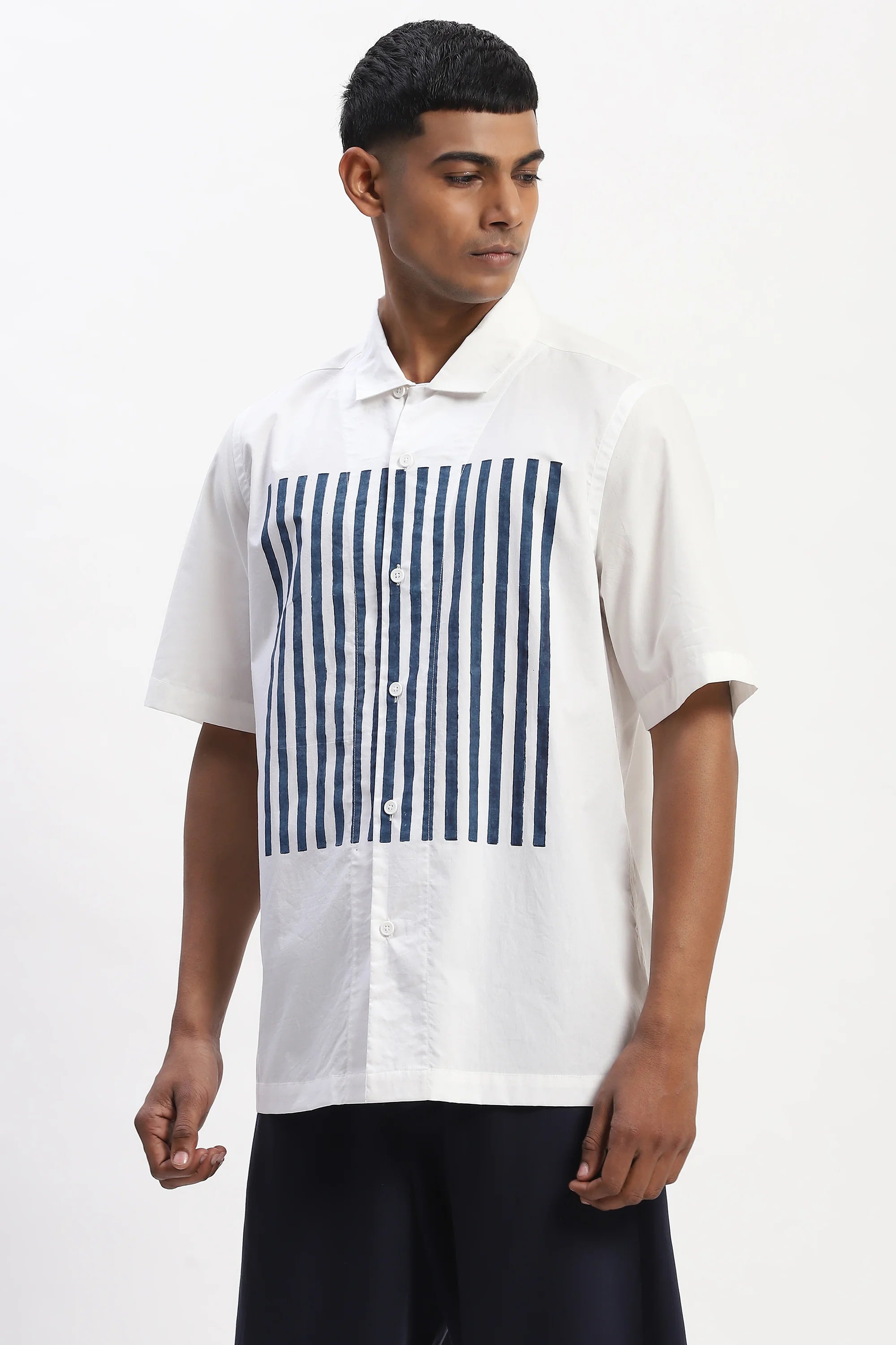 Engineered Blockprint Shirt