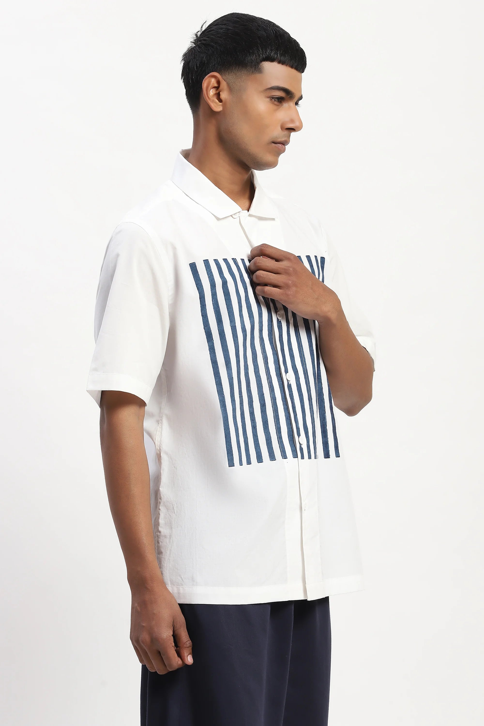 Engineered Blockprint Shirt