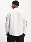 Embroidered Scribble Blocks Shirt