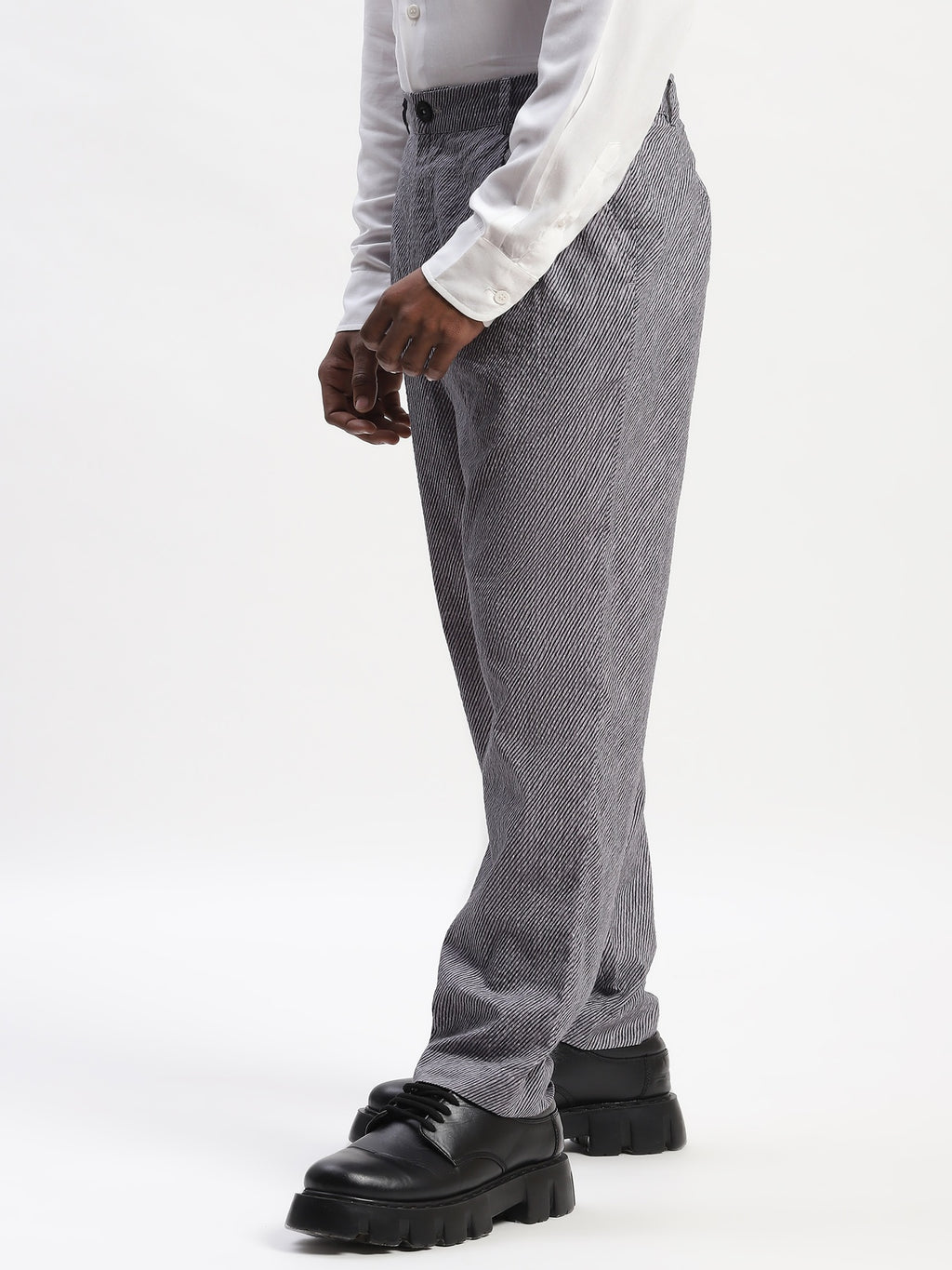 Diagonal Print Trouser