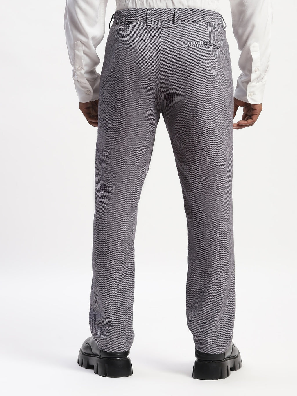 Diagonal Print Trouser