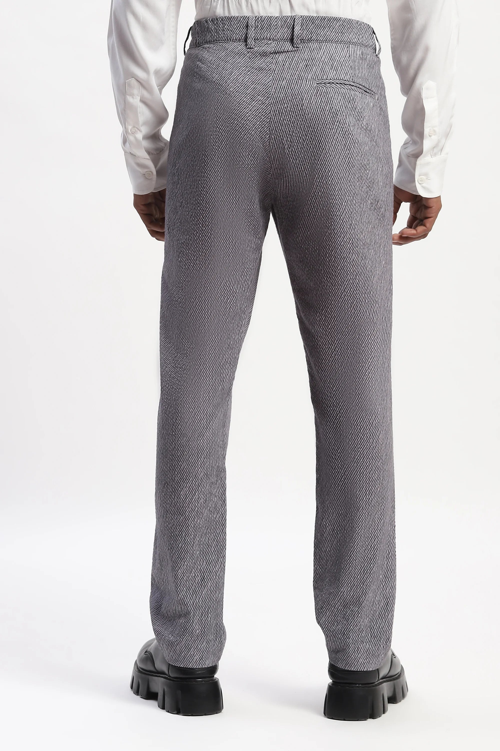 Diagonal Print Trouser