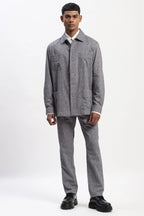 Diagonal Print Trouser