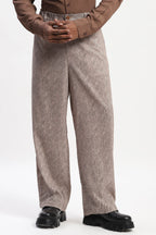 Diagonal Print Trouser