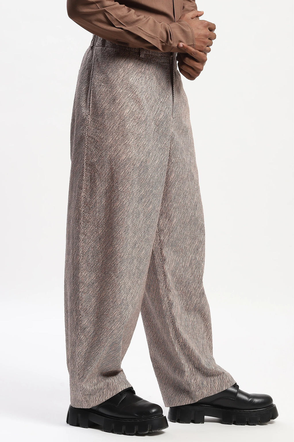 Diagonal Print Trouser