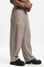Diagonal Print Trouser