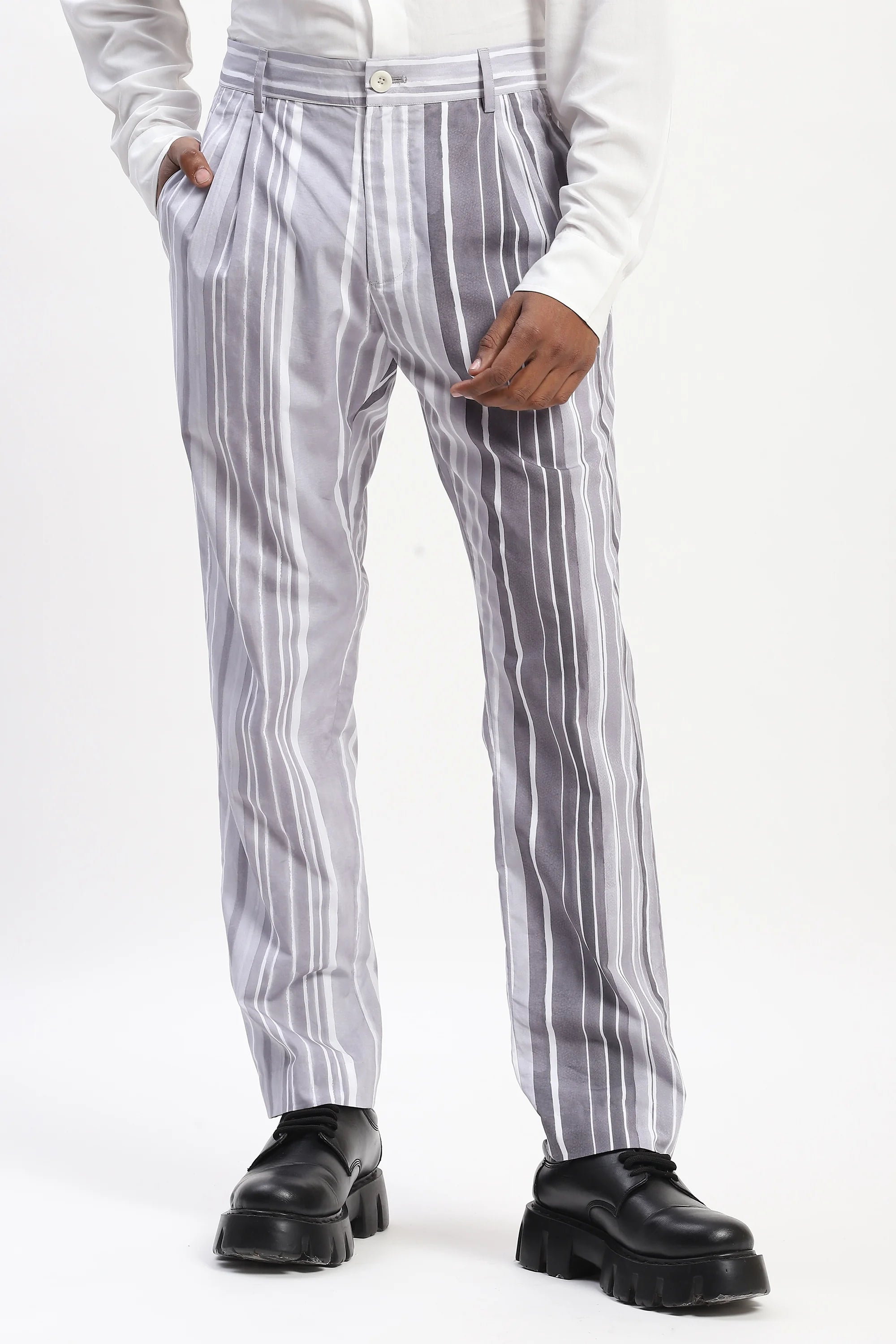 Watercolour Stripes Trouser