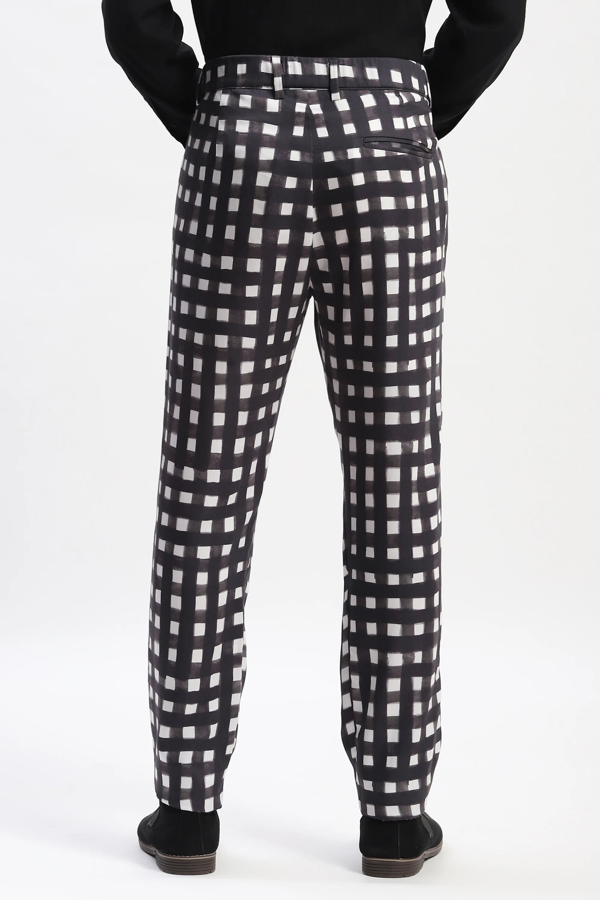 Watercolour Checks Trouser