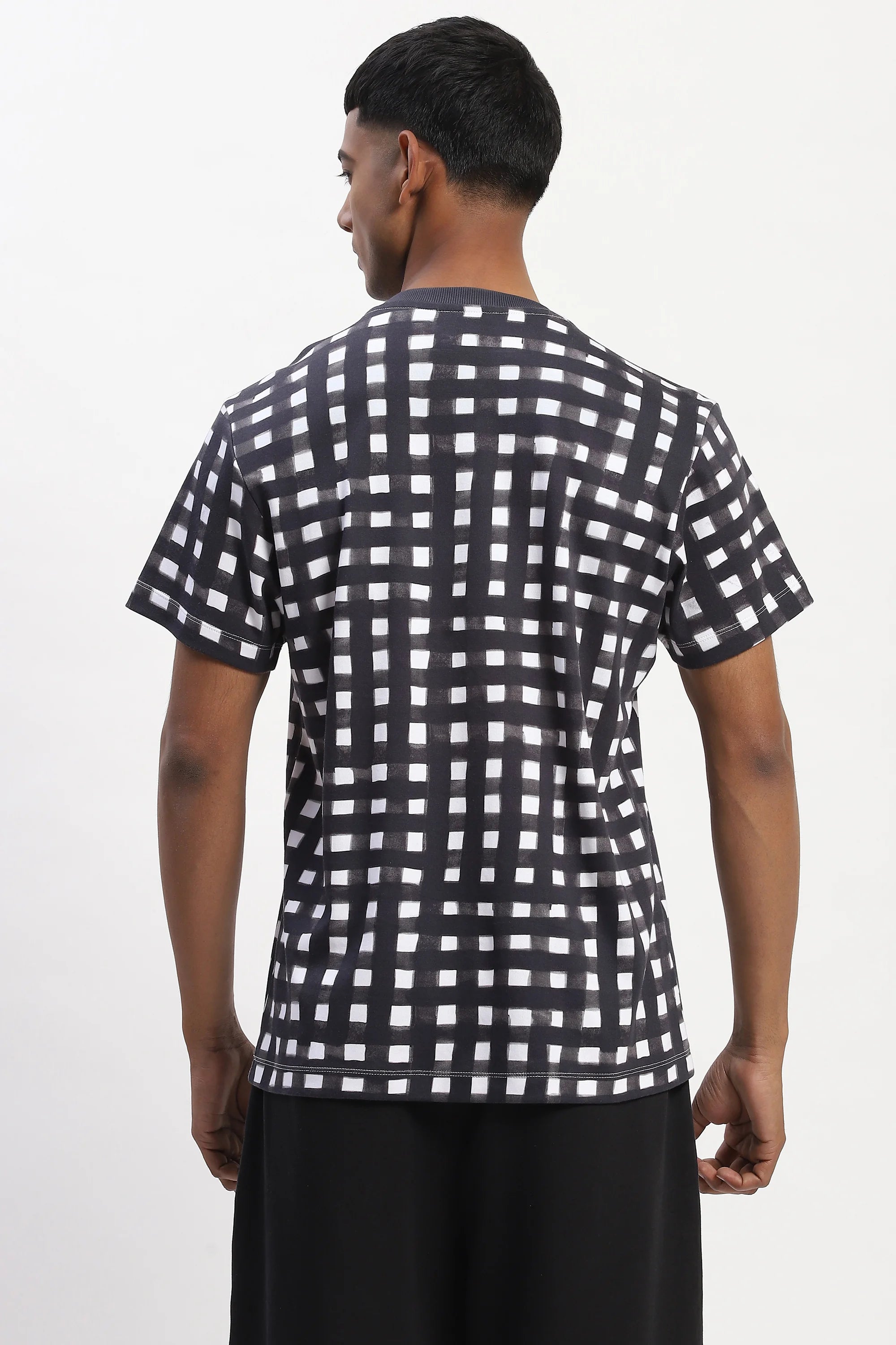 Watercolour Checks T-Shirt