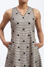 Neutral Maheshwar Dress