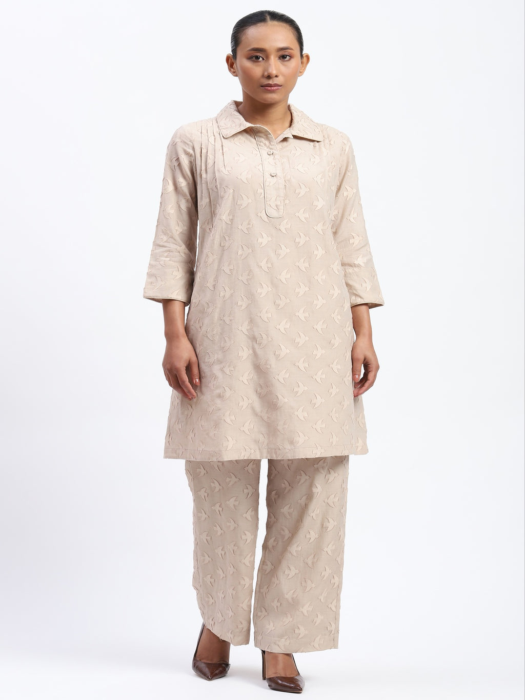 Bird Cutwork Dress