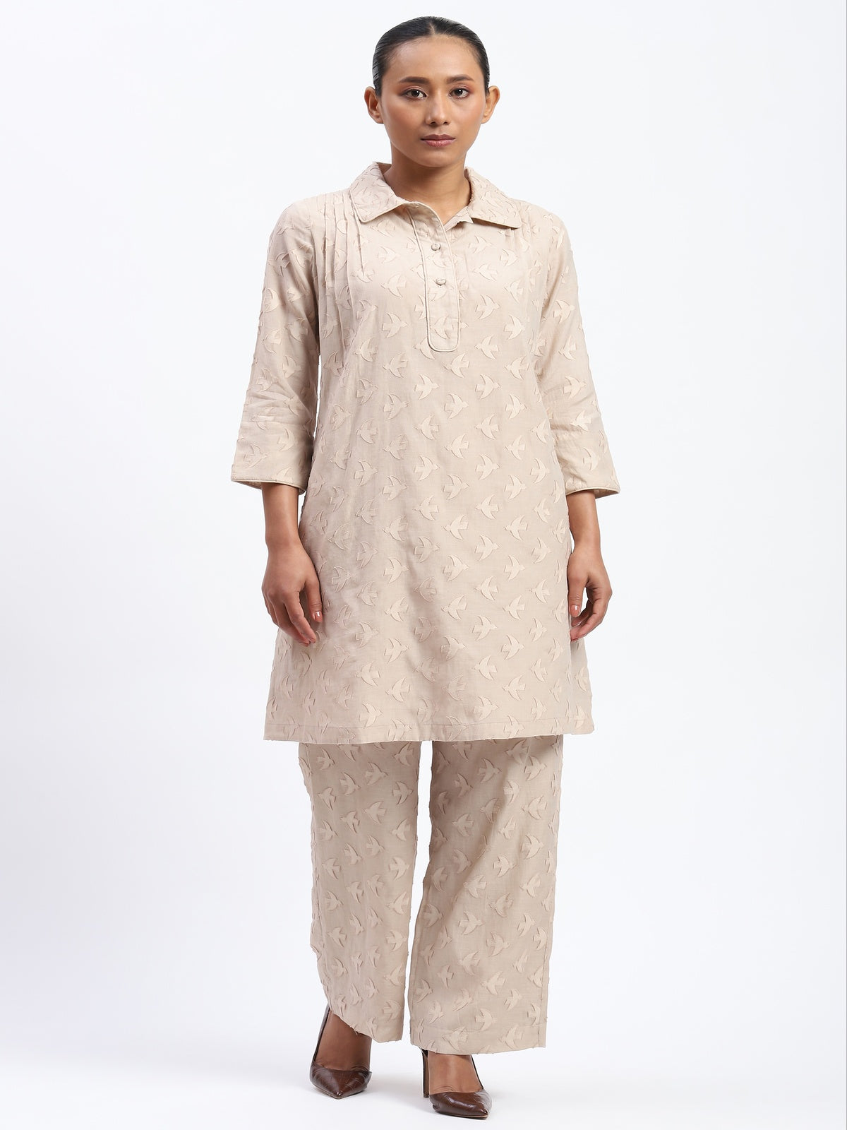 Bird Cutwork Dress
