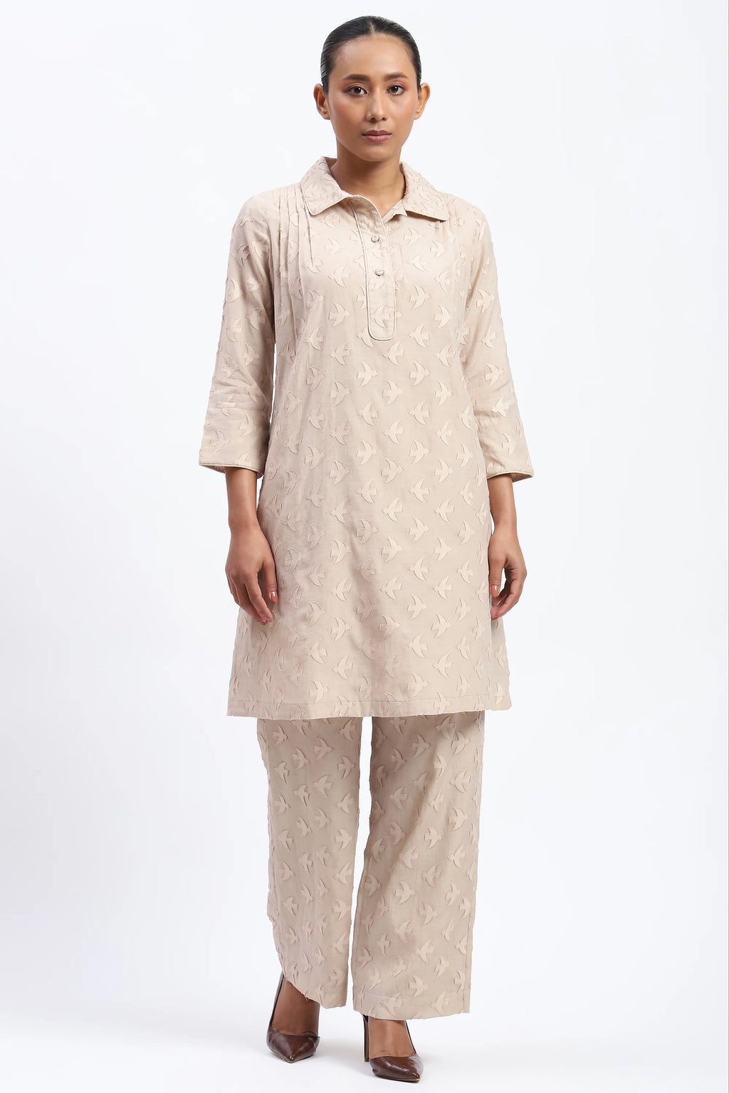 Bird Cutwork Dress