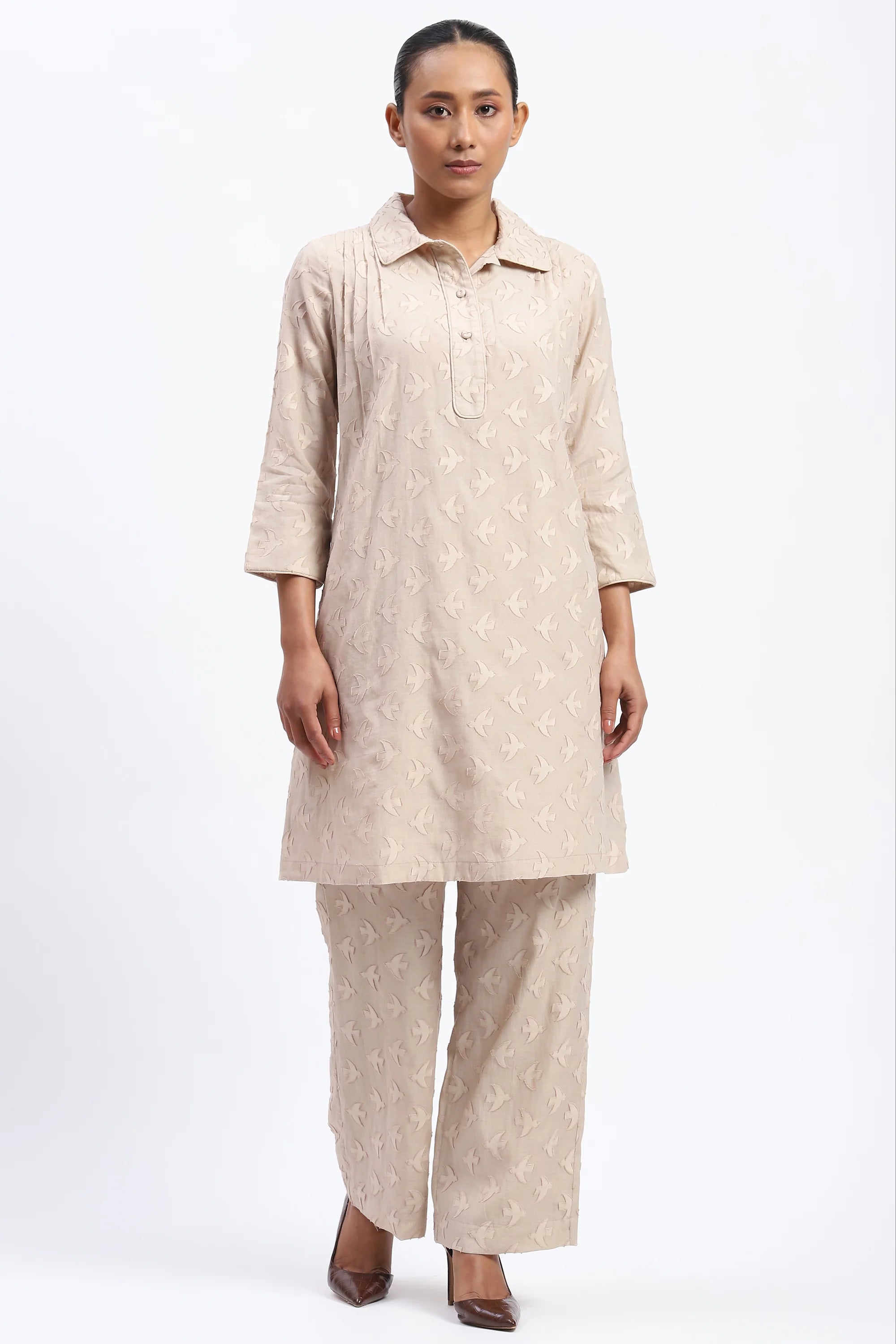 Bird Cutwork Dress