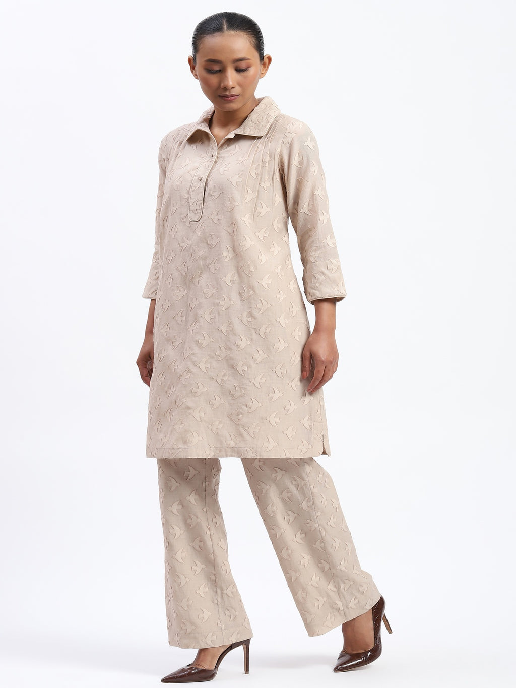 Bird Cutwork Dress