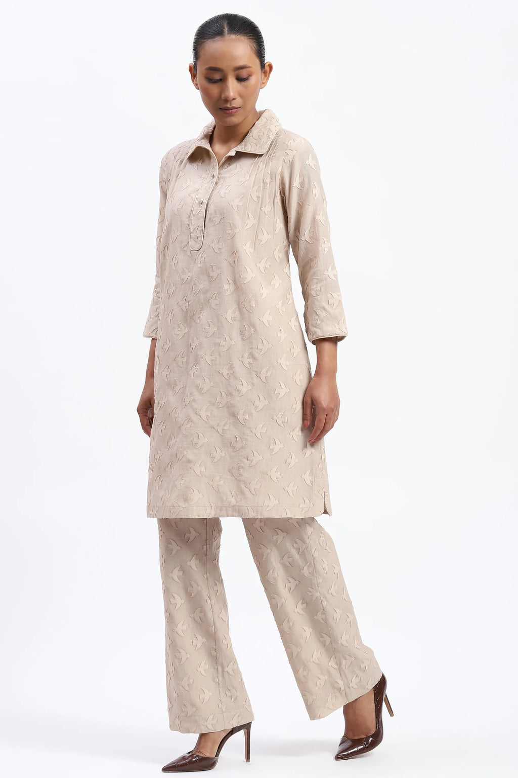 Bird Cutwork Dress