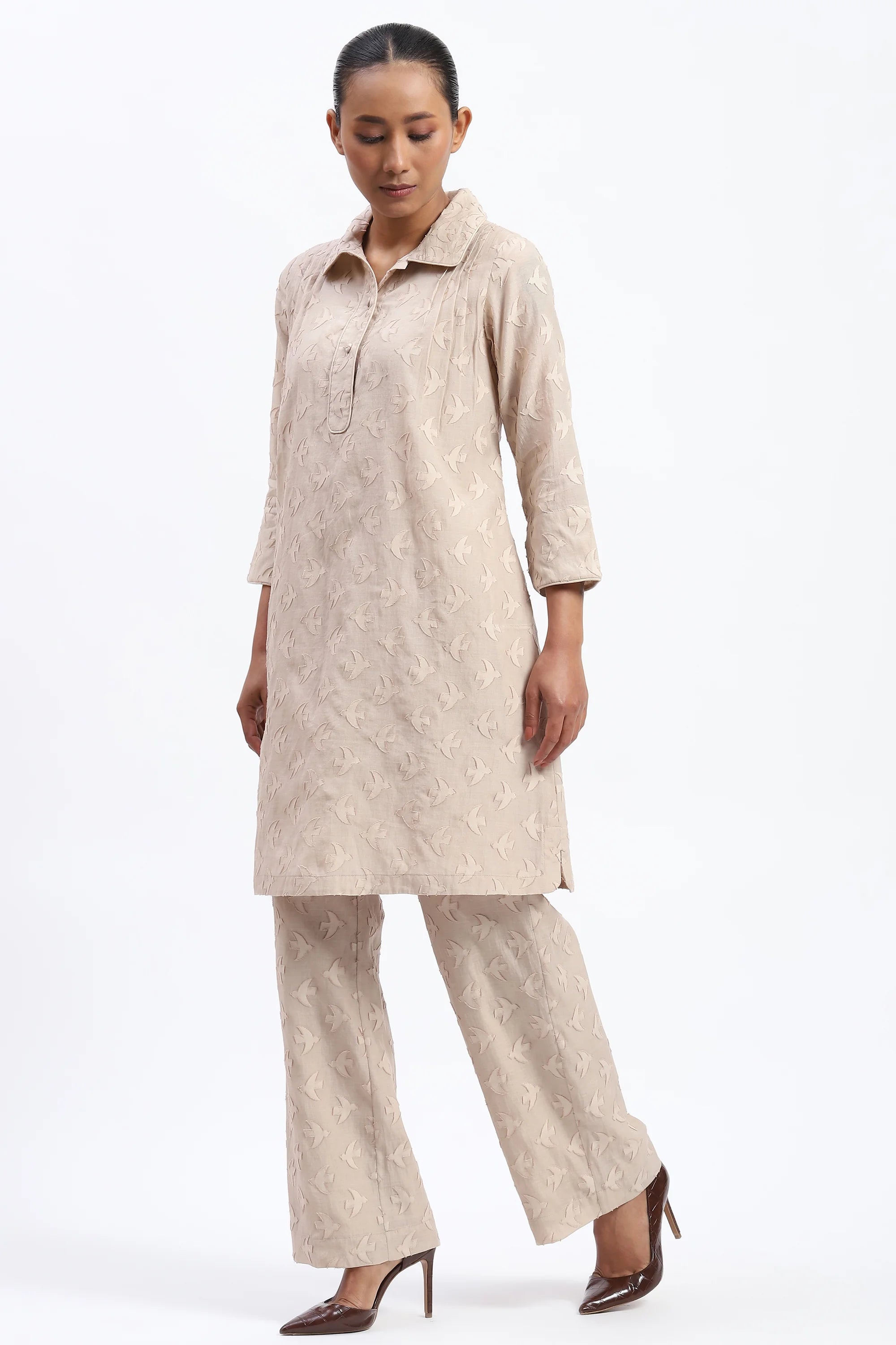 Bird Cutwork Dress