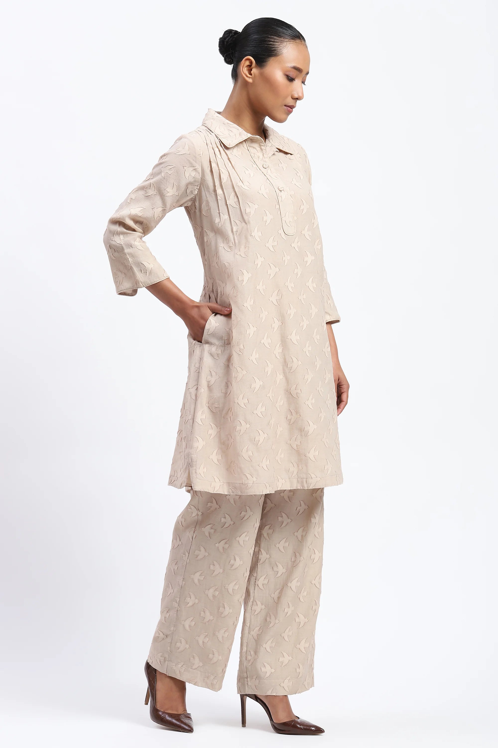 Bird Cutwork Dress