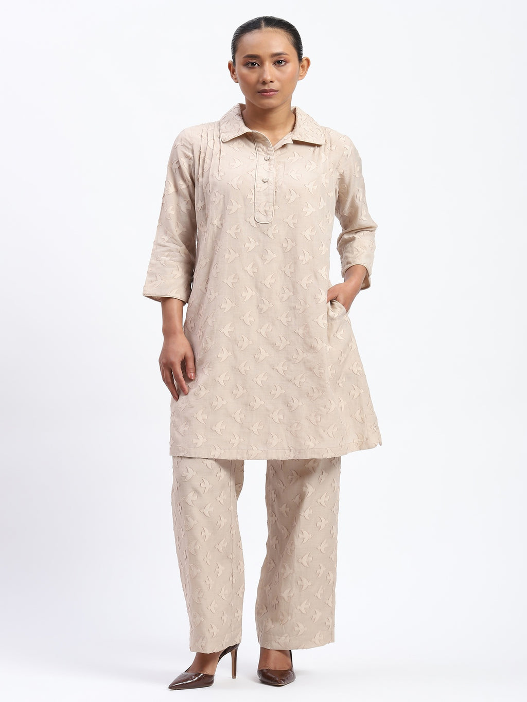 Bird Cutwork Dress
