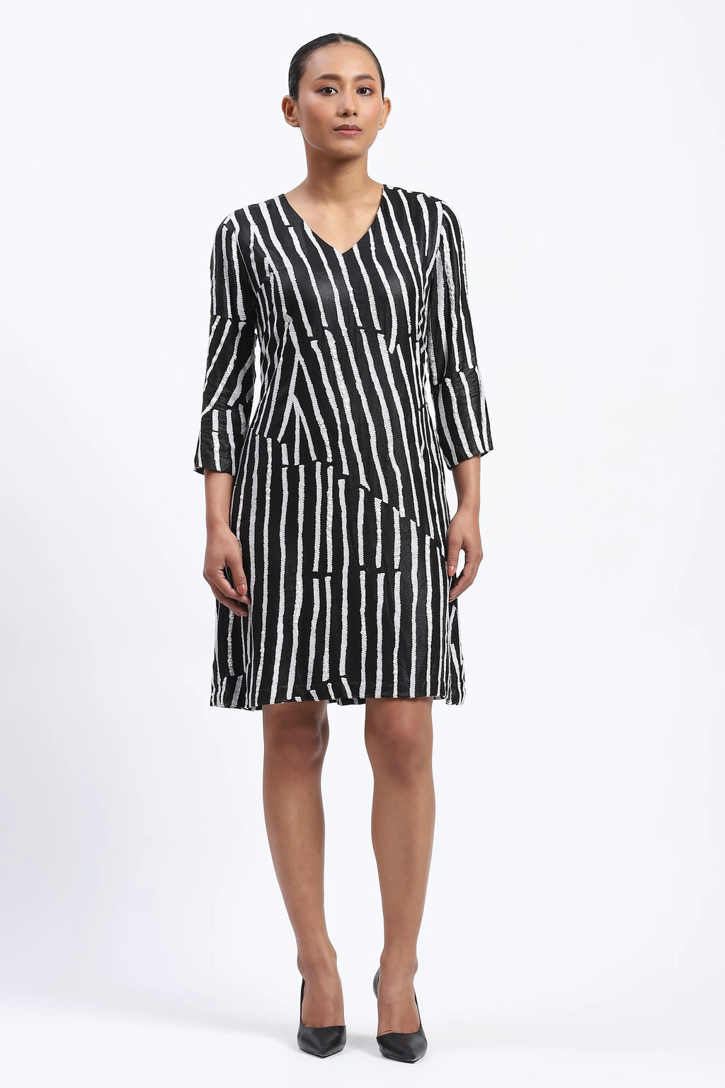 Broken Stripes Dress