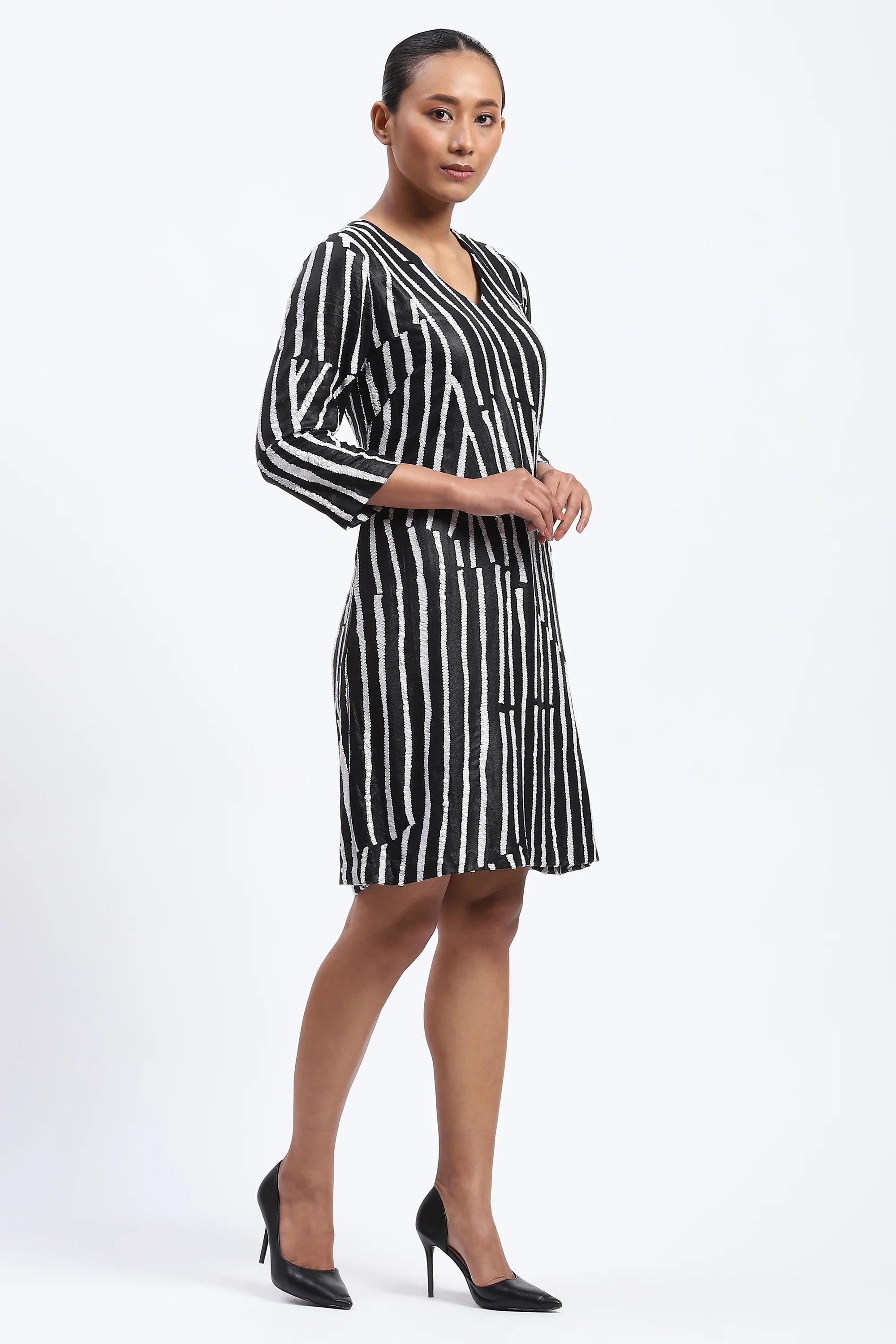 Broken Stripes Dress