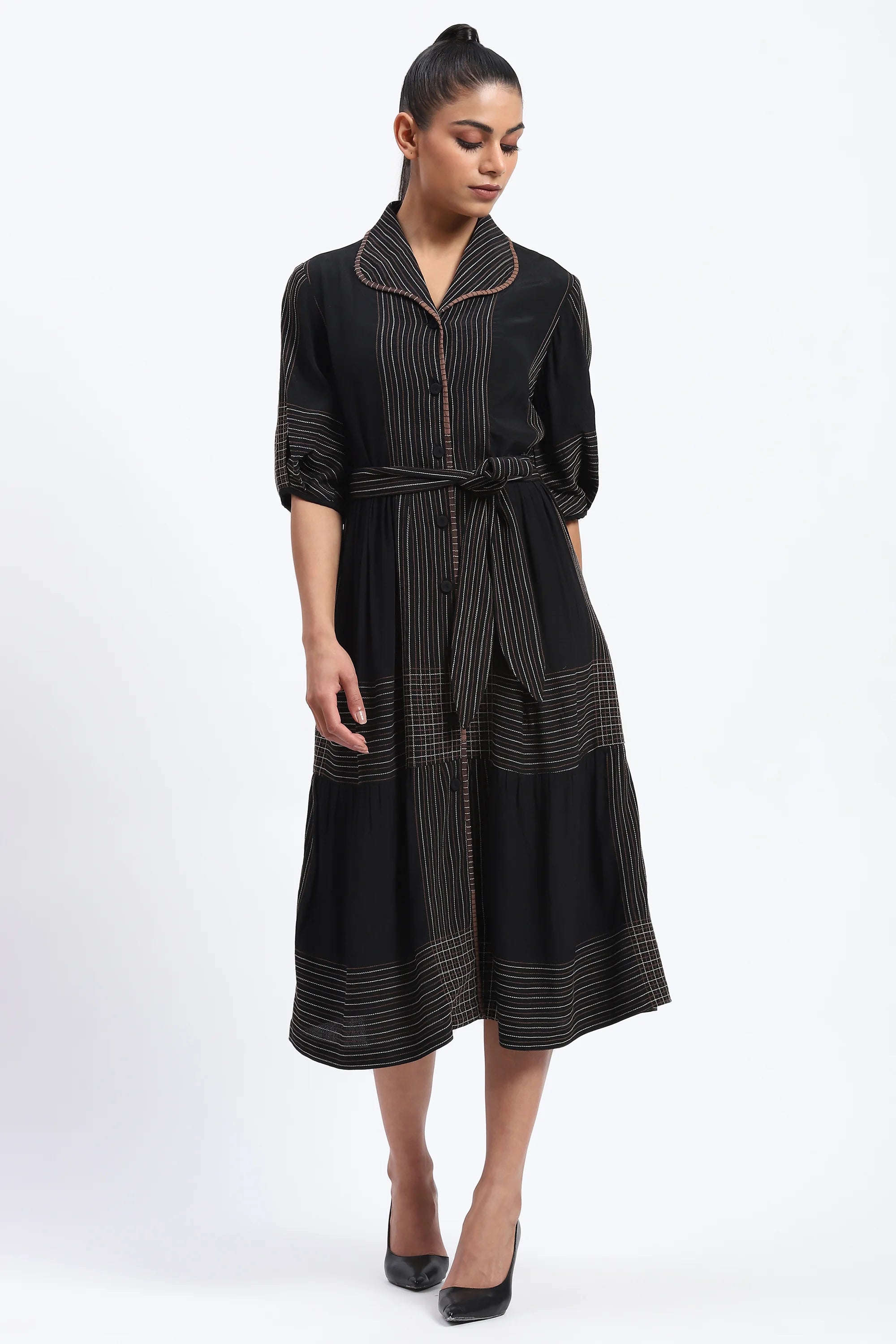 Trapunto Dress