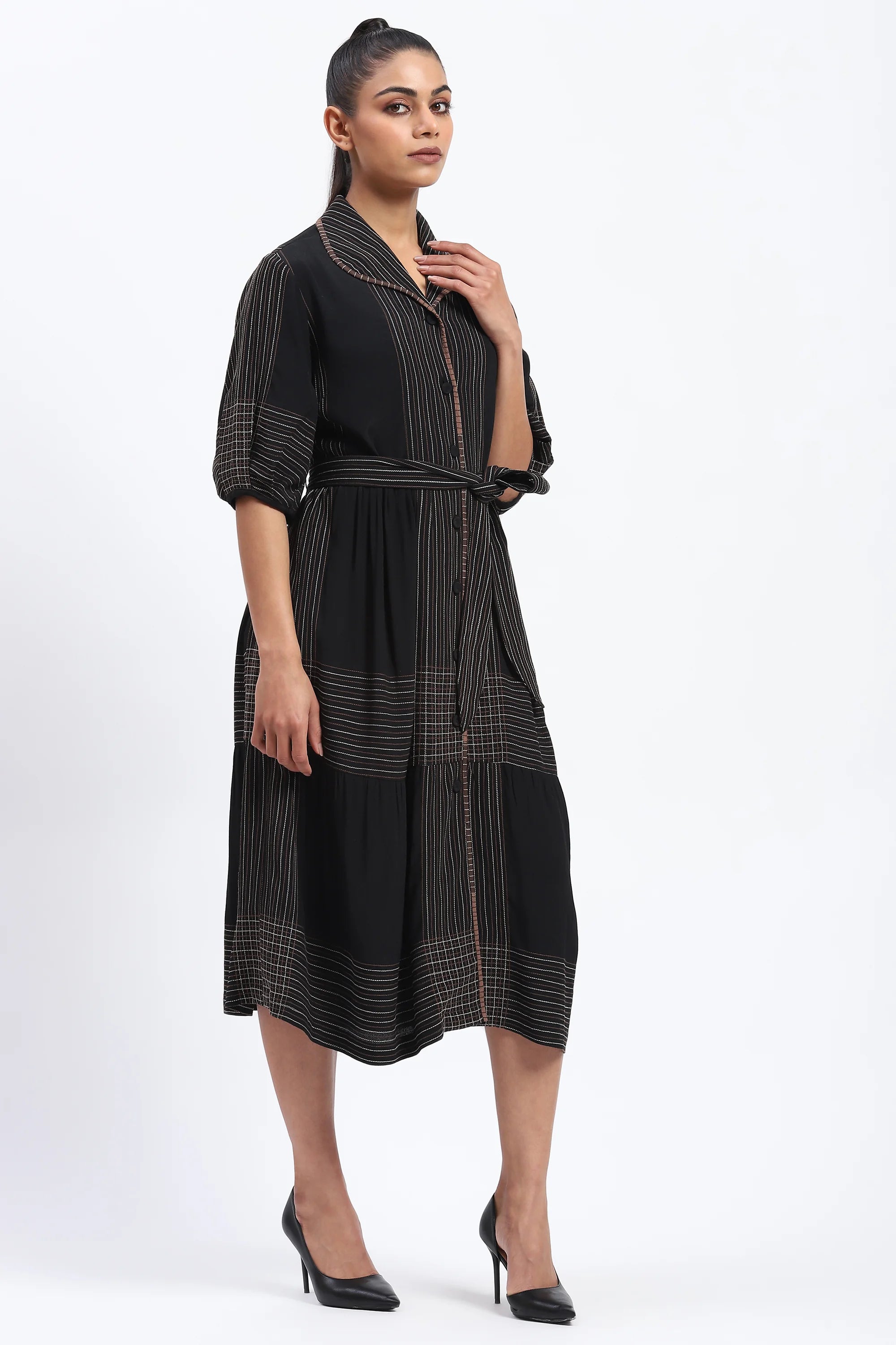Trapunto Dress