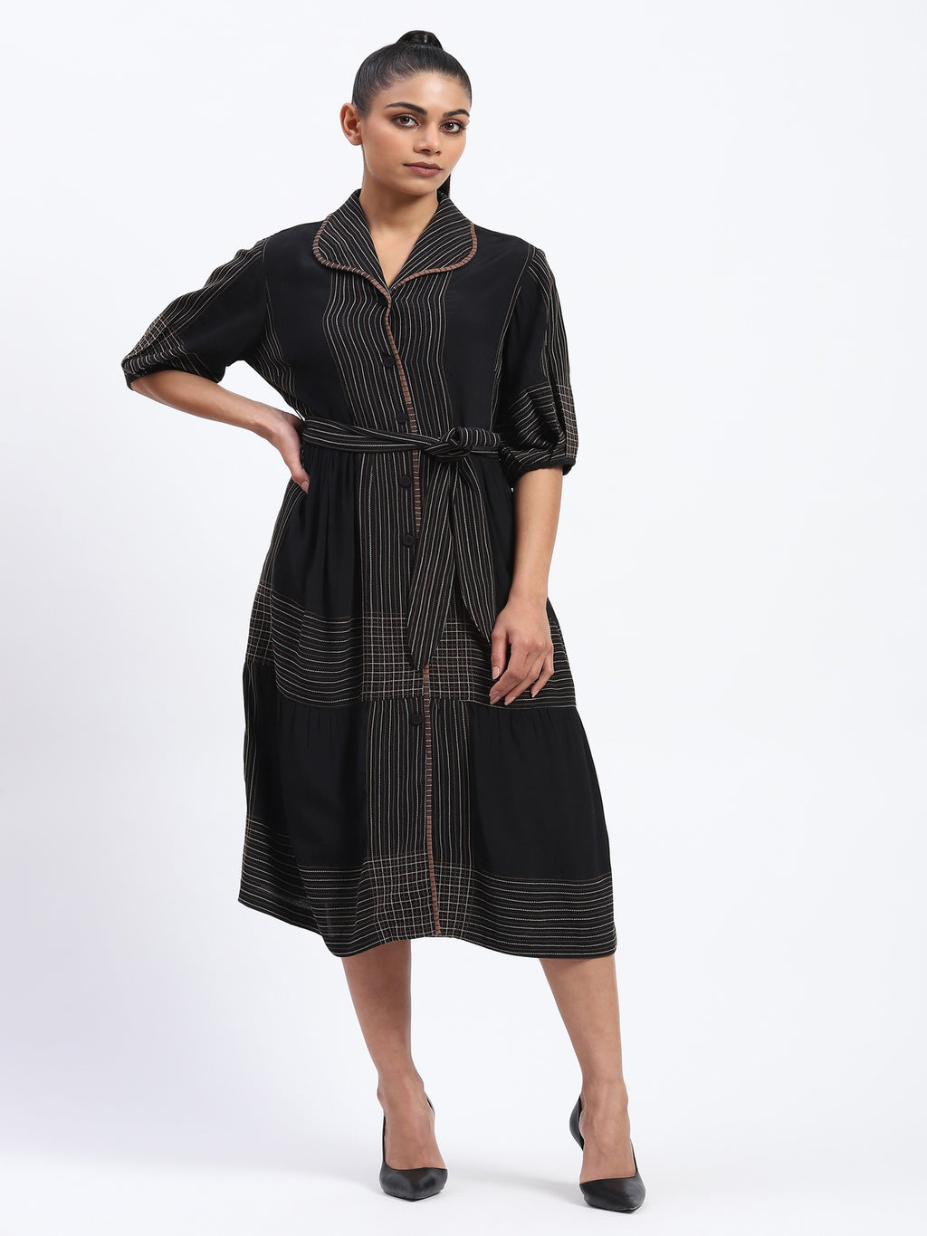 Trapunto Dress