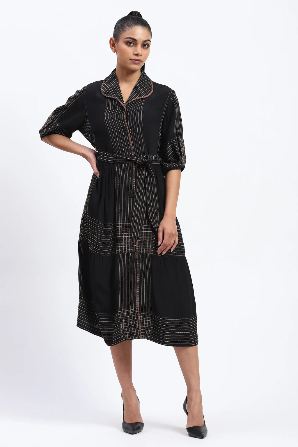 Trapunto Dress