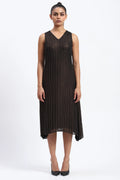 Gold Foil Beaded Dress