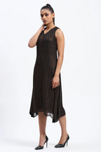Gold Foil Beaded Dress