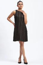 Foil Cutwork Dress
