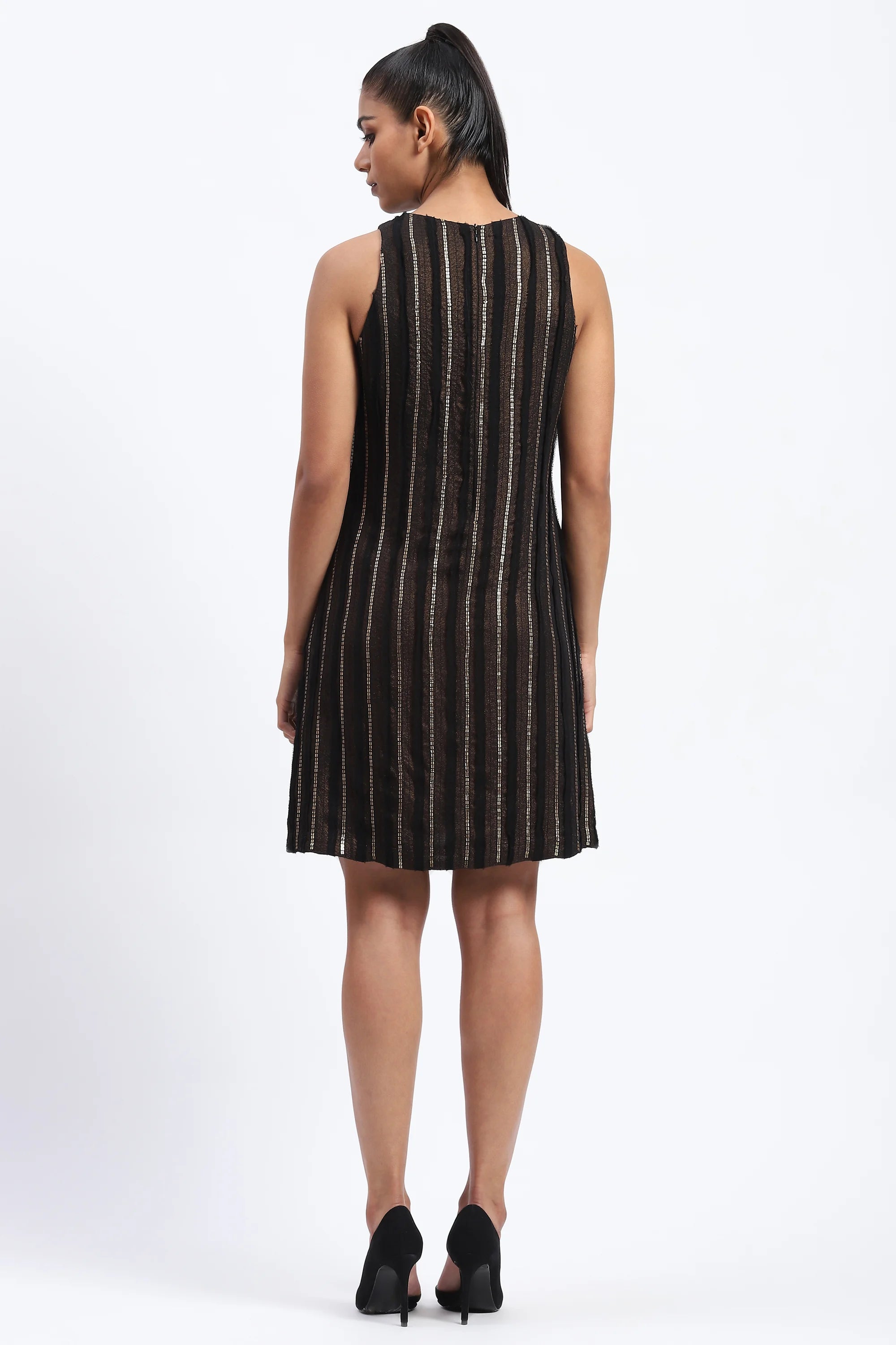 Foil Cutwork Dress