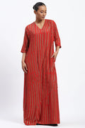 Broken Stripes Sequins Kaftan