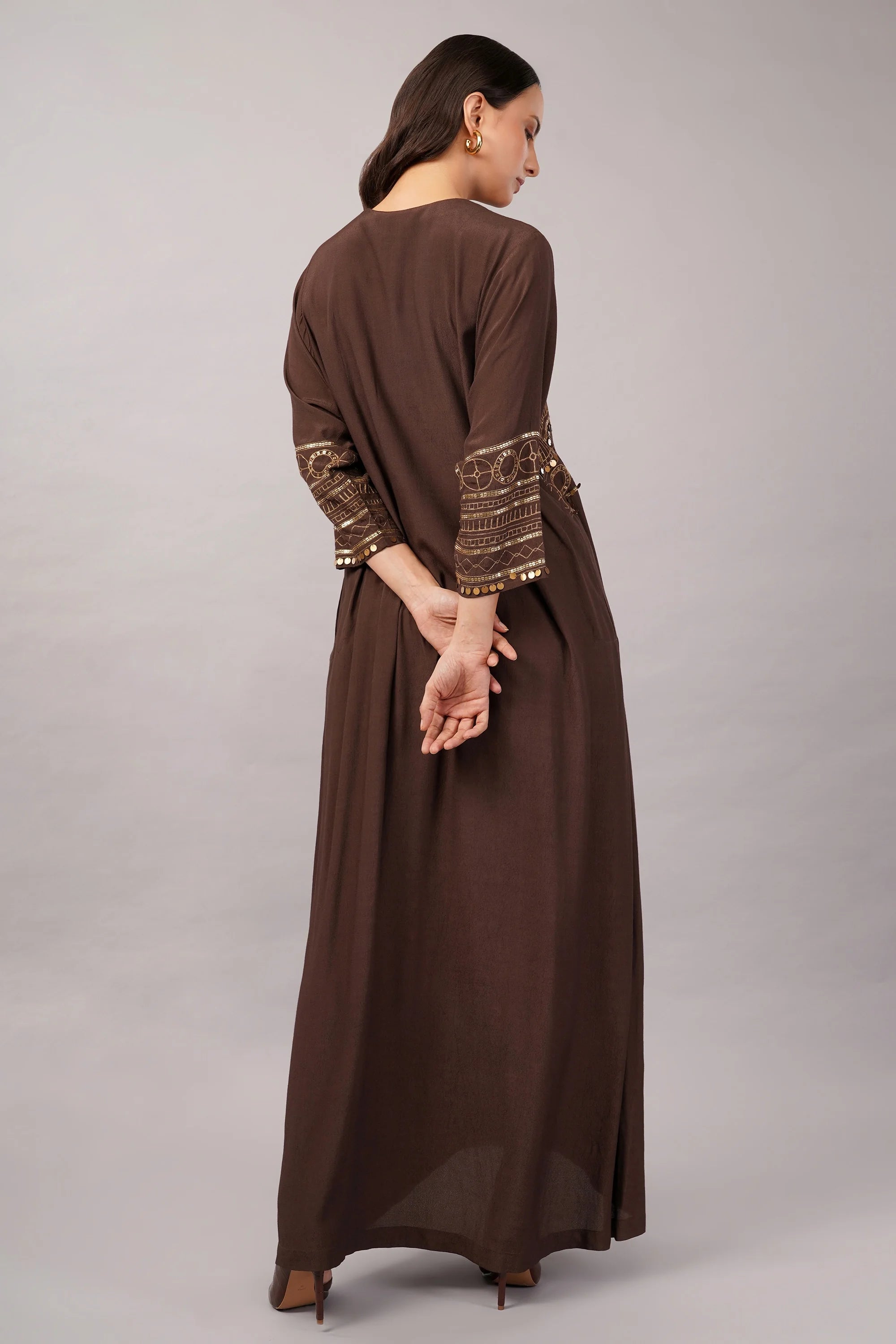 Tribal Zari Embroidery Kaftan