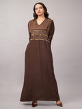 Tribal Zari Embroidery Kaftan