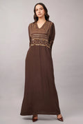 Tribal Zari Embroidery Kaftan