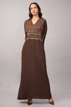 Tribal Zari Embroidery Kaftan