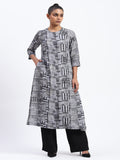 Handpainted Checks Kurta