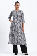 Handpainted Checks Kurta